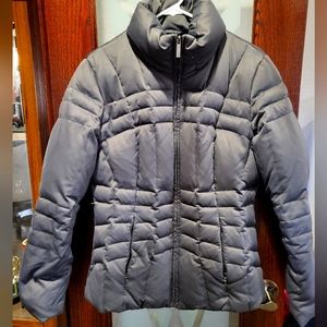 Calvin Klein,  like new, worn 2x. Pufffy  Winter coat. Ladies med. Dark grey